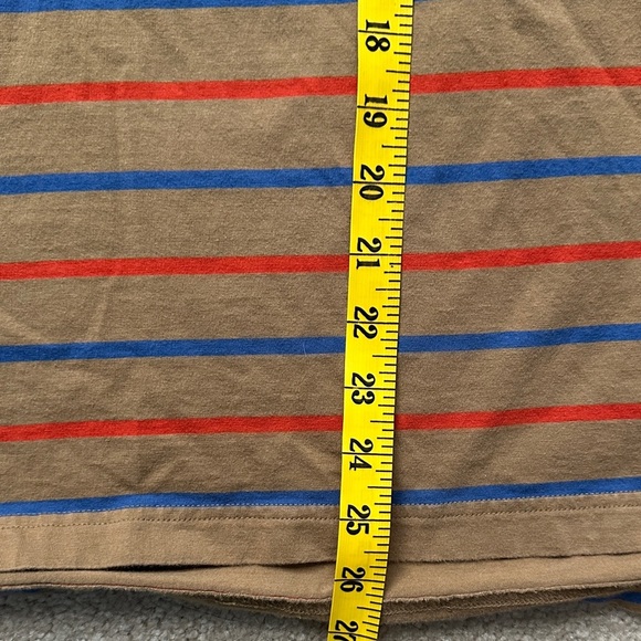 L. L. Bean Men's Signature Stonecoast Polo Long-Sleeve Stripe 100% Cotton L - Picture 5 of 7